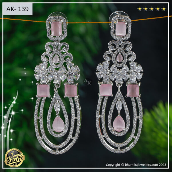 AD EARRING 182 SILVER POLISH - Image 4