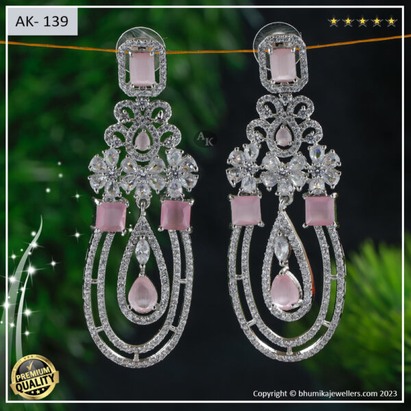 AD EARRING 182 SILVER POLISH - Image 7