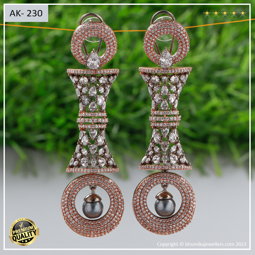 ad_earring_swe012 Black Polish
