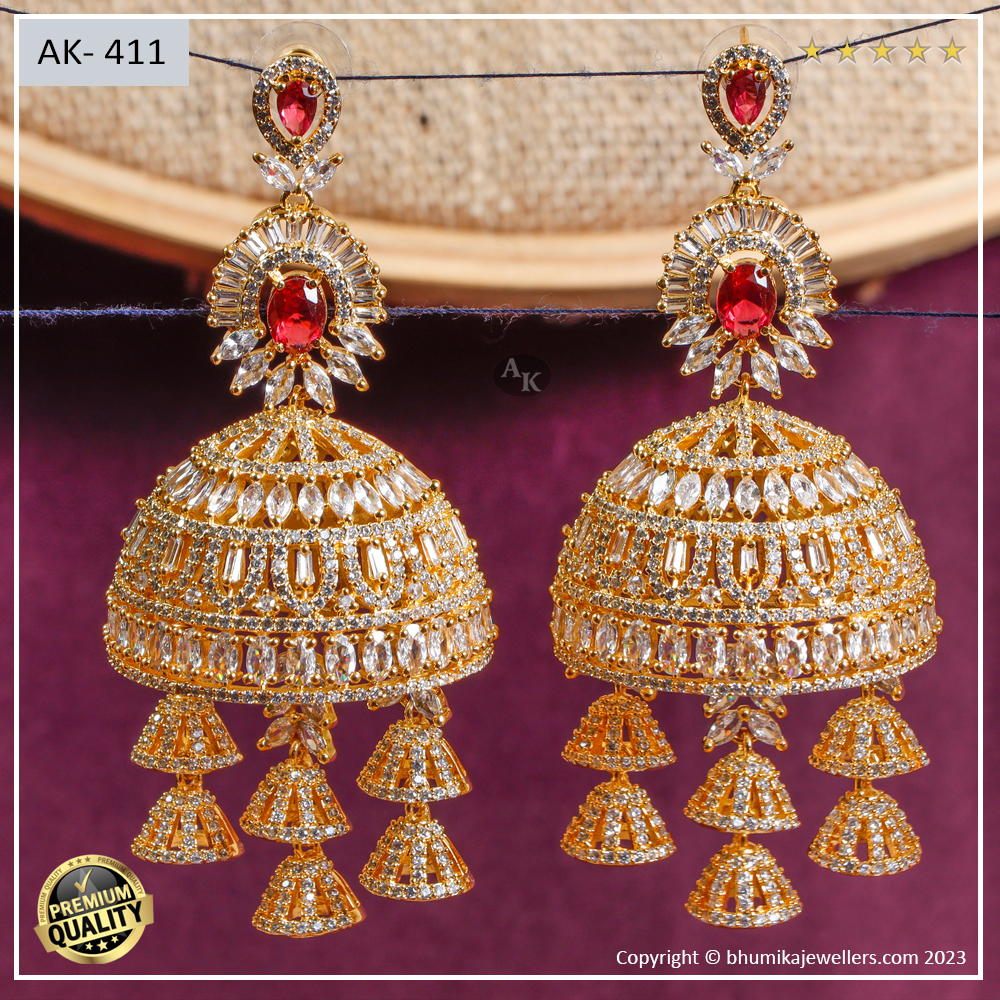 ad_jhumka_007 Gold Polish
