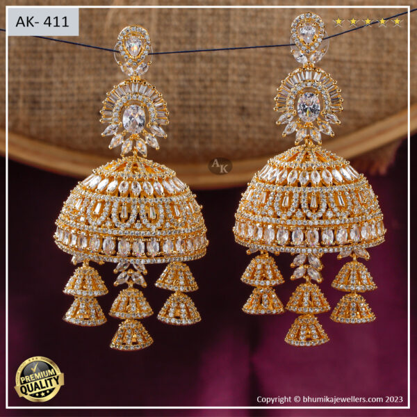 ad_jhumka_007 Gold Polish - Image 4