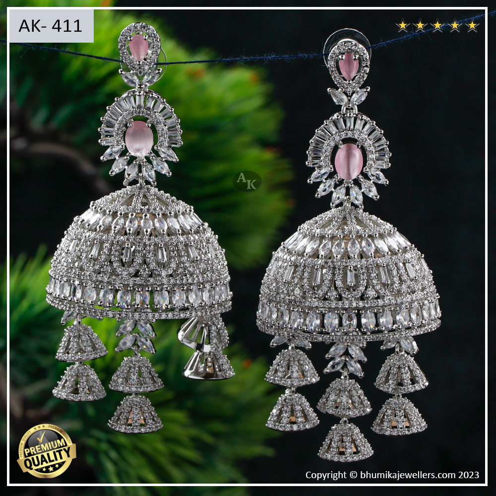 ad_jhumka_007 Silver Polish
