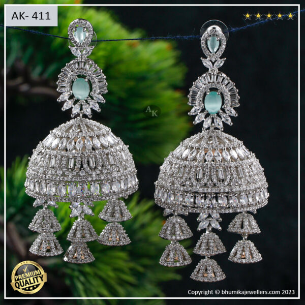ad_jhumka_007 Silver Polish - Image 2